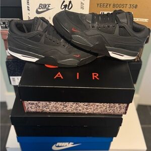 Nike Black and Red Athletic Shoes